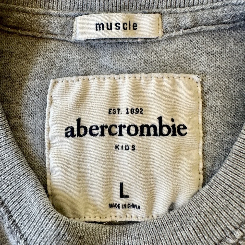 BOYS SHORT SLEEVE SHIRTS, SET/2, ABERCROMBIE KIDS AND NIKE PRO, SIZE L